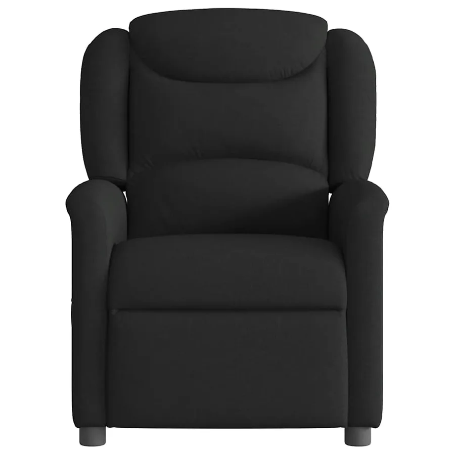 Fauteuil inclinable Noir Tissu - 3