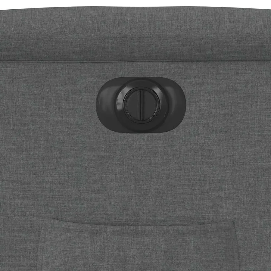 Fauteuil inclinable électrique gris foncé tissu - 13