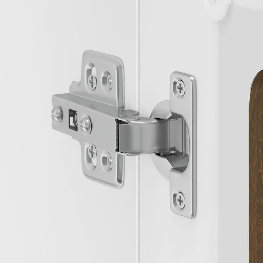Armoire murale de cuisine et porte en verre Kalmar chêne marron - 11
