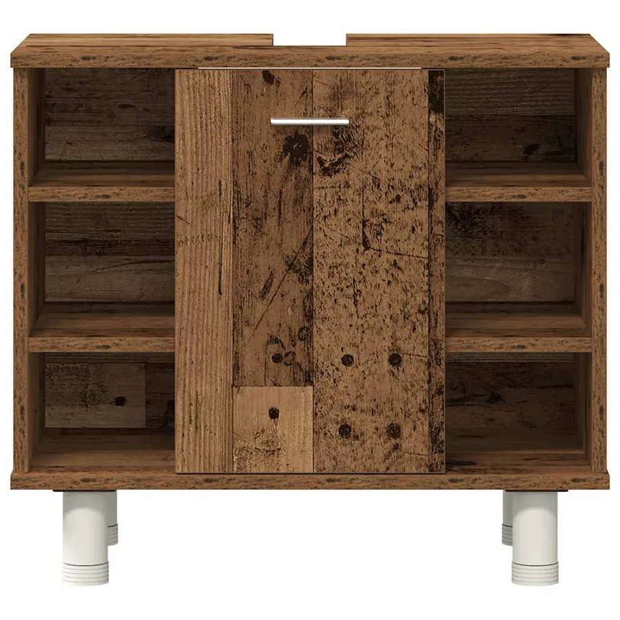 Ensemble de meubles salle de bain 3 pcs bois d'ingénierie - 4