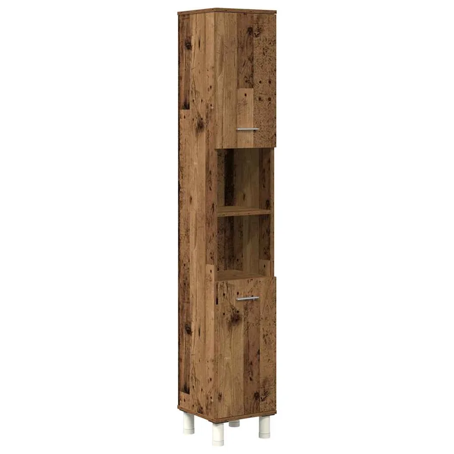 Ensemble de meubles salle de bain 3 pcs bois d'ingénierie - 7