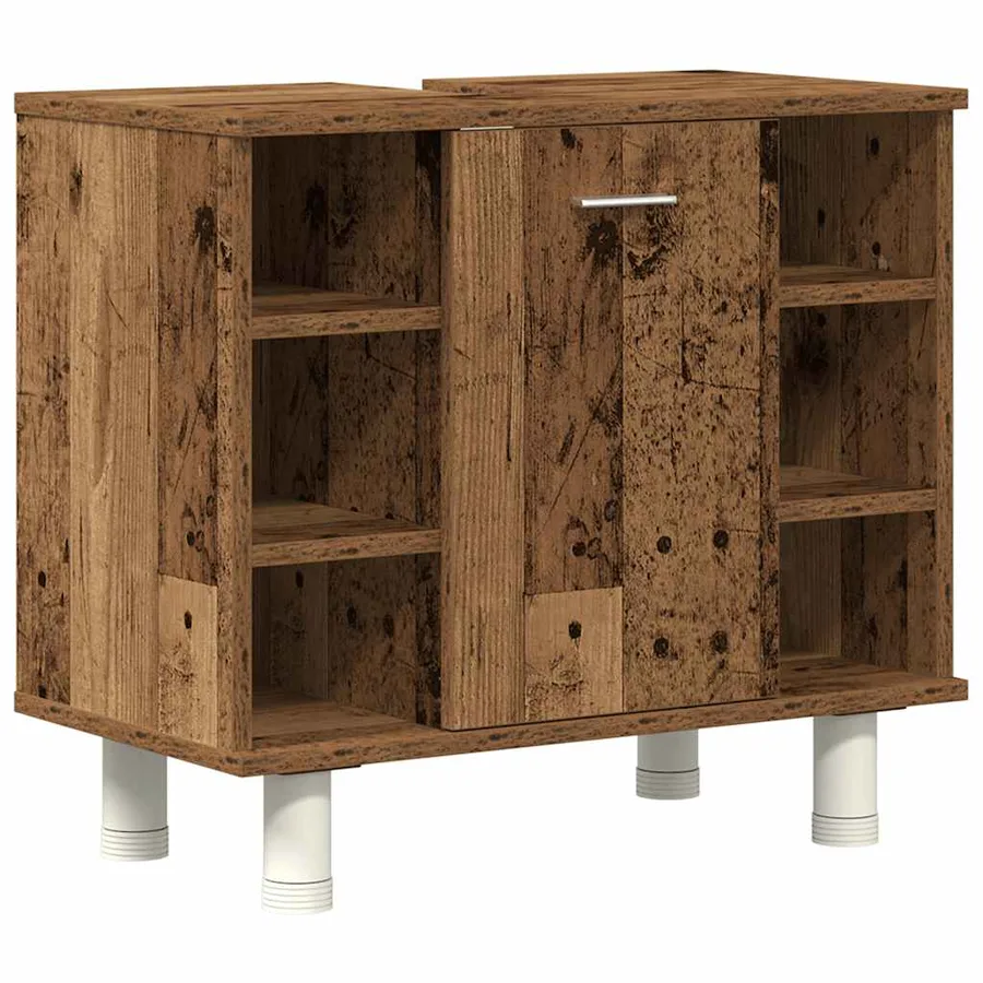 Ensemble de meubles salle de bain 4 pcs bois d'ingénierie - 10