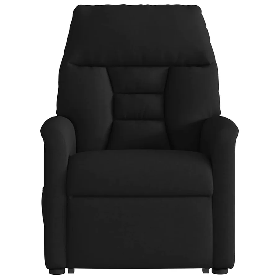 Fauteuil inclinable électrique noir tissu - 6