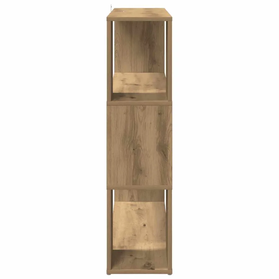 Bibliothèque/Séparateur de pièce chêne artisanal 100x24x94 cm - 5