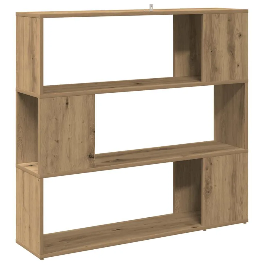 Bibliothèque/Séparateur de pièce chêne artisanal 100x24x94 cm - 6