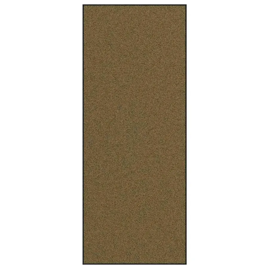 Tapis d'entrée Marron et Noir 120 x 300 cm Polyamide et PVC - 2