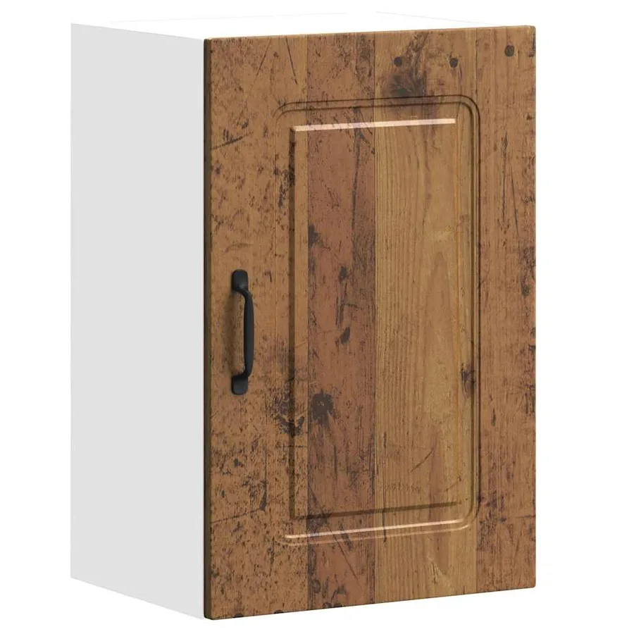 Armoire murale de cuisine Kalmar vieux bois bois d'ingénierie - 2