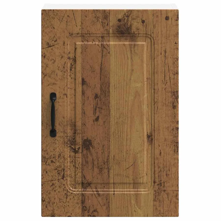 Armoire murale de cuisine Kalmar vieux bois bois d'ingénierie - 5
