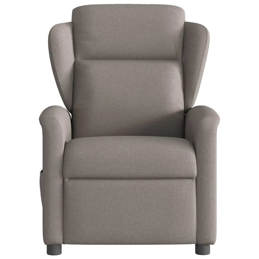 Fauteuil de massage inclinable Taupe Tissu - 3
