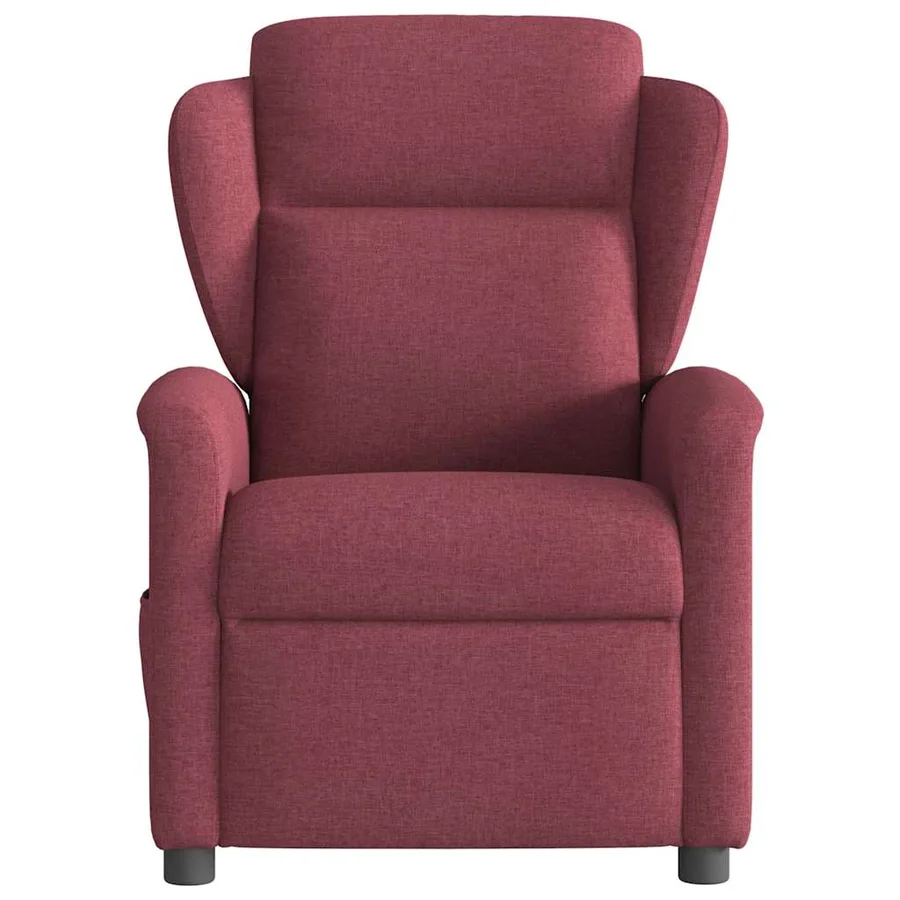 Fauteuil inclinable Rouge bordeaux Tissu - 3