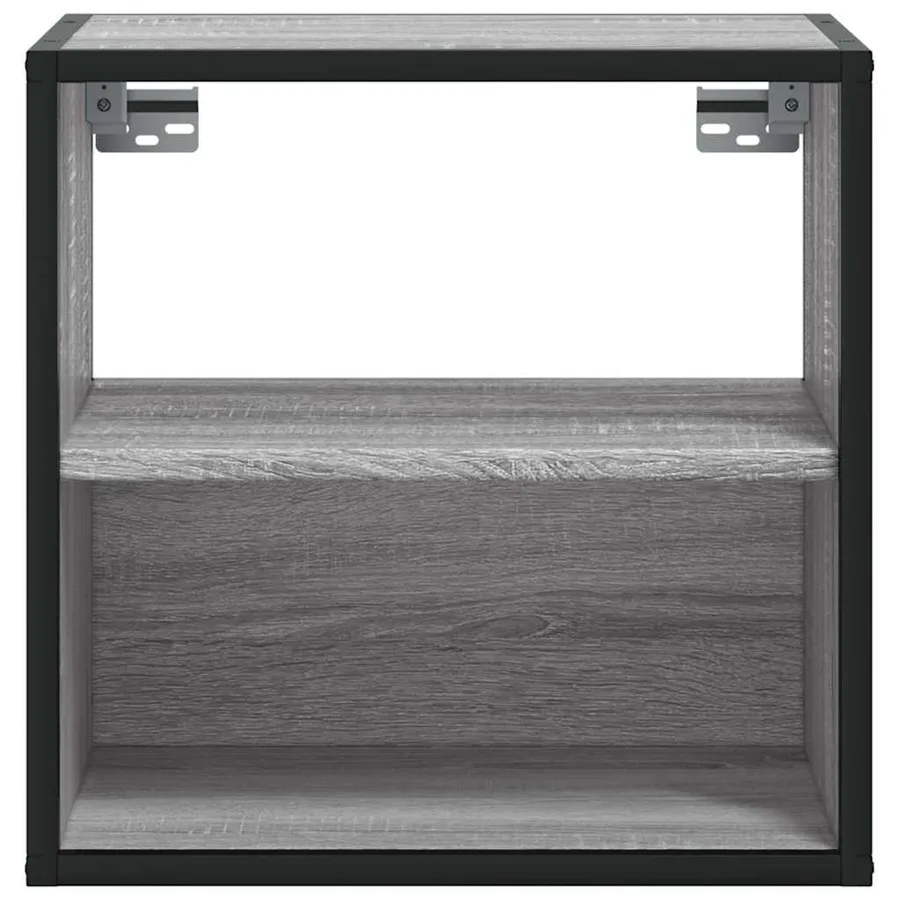 Table de chevet murale sonoma gris 40x31x39,5 cm - 5