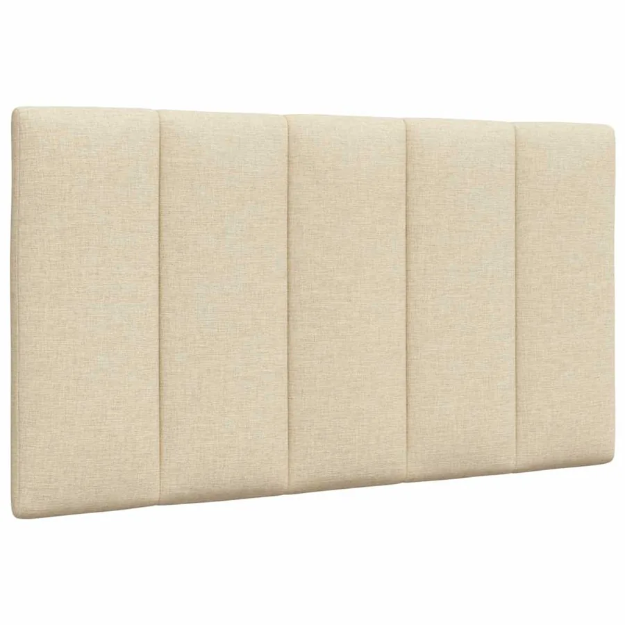 Coussin de tête de lit Hanko crème 90 cm tissu