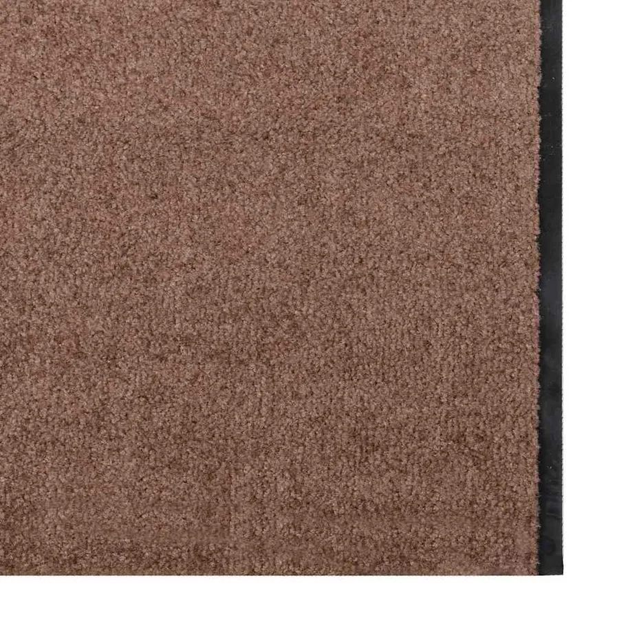 Tapis d'entrée Marron et Noir 120 x 350 cm 100% Polyamide - 4