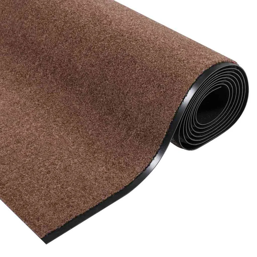 Tapis d'entrée Marron et Noir 120 x 350 cm 100% Polyamide - 5