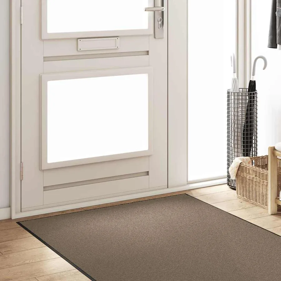 Tapis d'entrée Beige et Noir 120 x 250 cm 100% Polyamide - 3