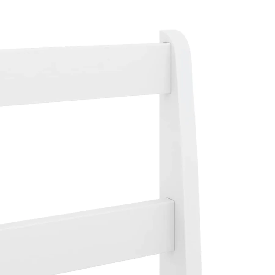 Ensemble à manger PANAMA 5 pcs blanc bois de pin massif - 11