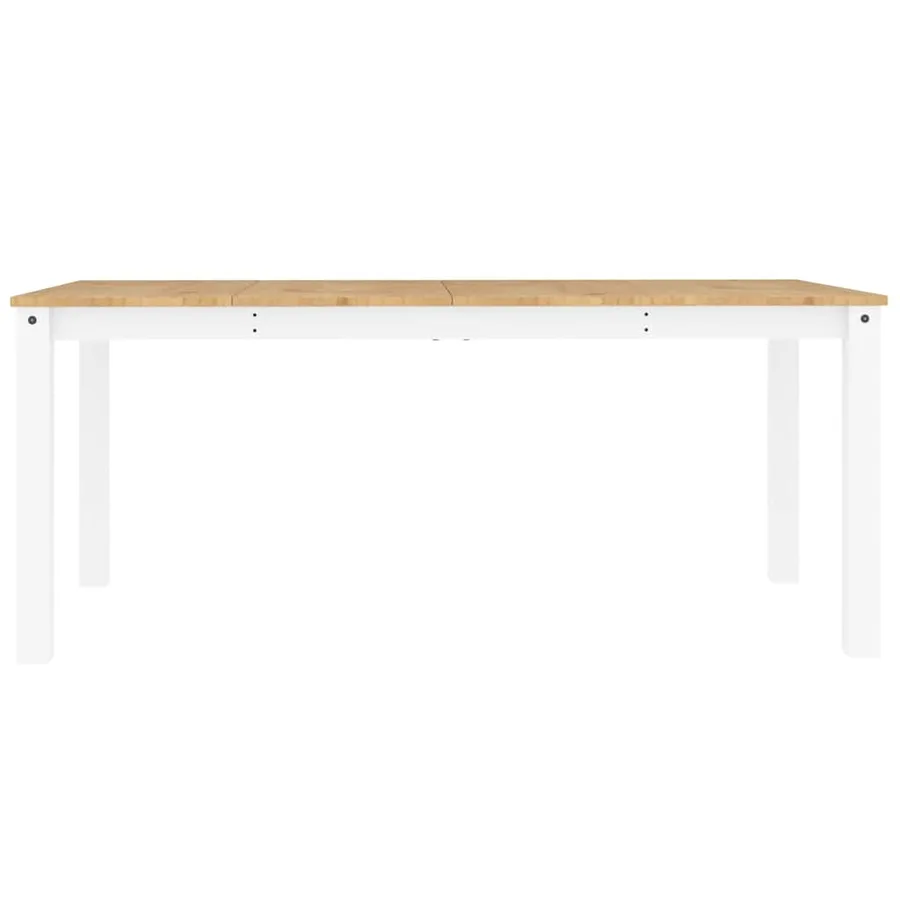 Ensemble à manger PANAMA 4 pcs blanc bois de pin massif - 10