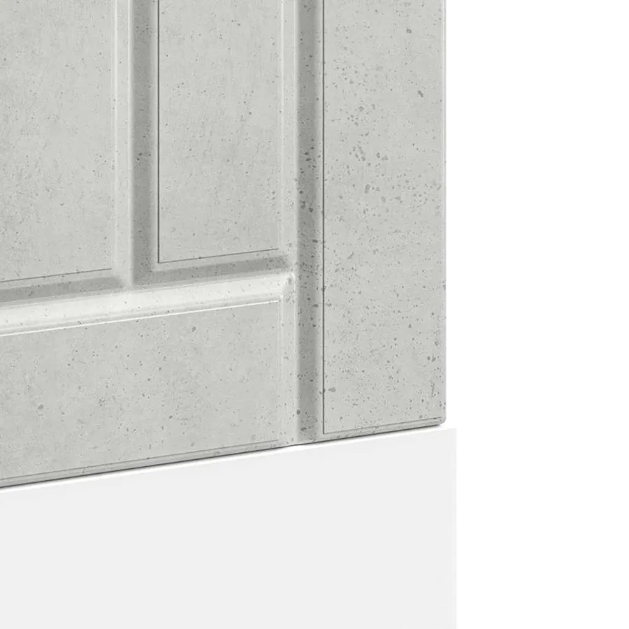 Panneau de lave-vaisselle Lucca gris béton bois d'ingénierie - 7