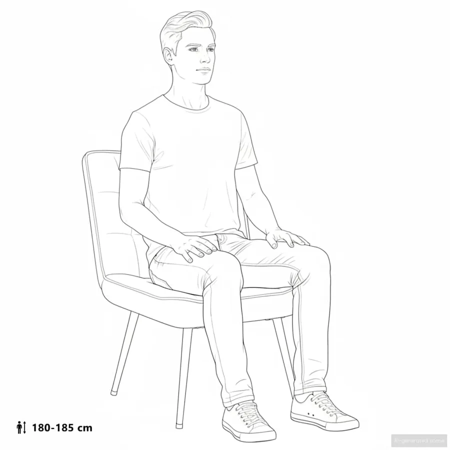 Chaise de relaxation avec tabouret crème velours - 13