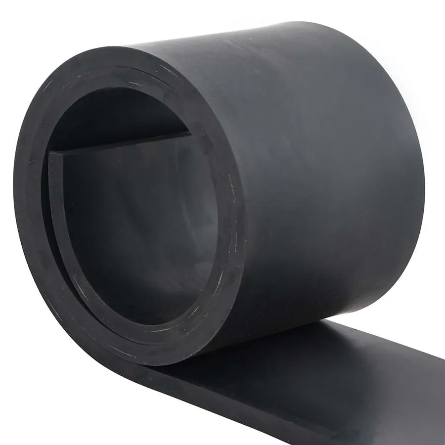 Bordure en caoutchouc de chasse-neige noir 180x15x1 cm - 3