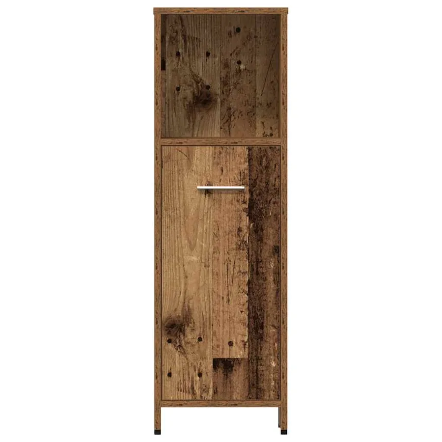 Ensemble de meubles salle de bain 4 pcs bois d'ingénierie - 11