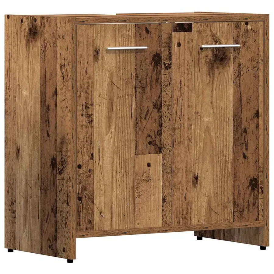 Ensemble de meubles salle de bain 4 pcs bois d'ingénierie - 5