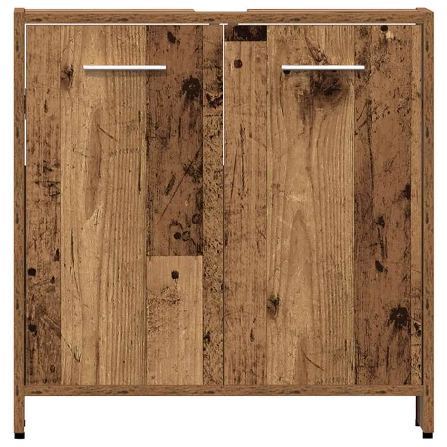 Ensemble de meubles salle de bain 4 pcs bois d'ingénierie - 9