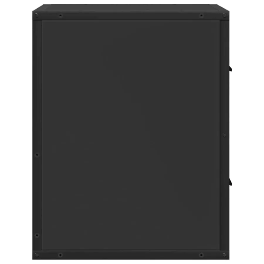 Tables de chevet murales 2 pcs noir 40x31x39,5 cm - 7