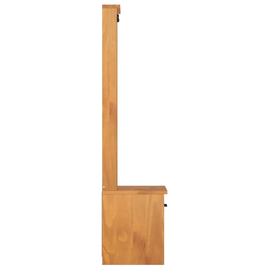 Portemanteau SANDNES 45x40x159,5 cm bois massif pin - 7