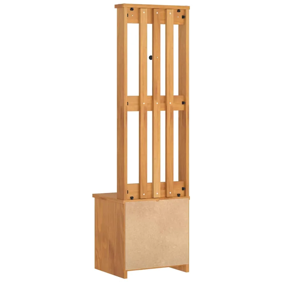 Portemanteau SANDNES 45x40x159,5 cm bois massif pin - 8