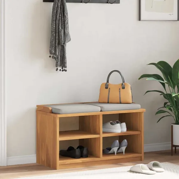 Banc de couloir SANDNES 87x40x50 cm bois de pin massif