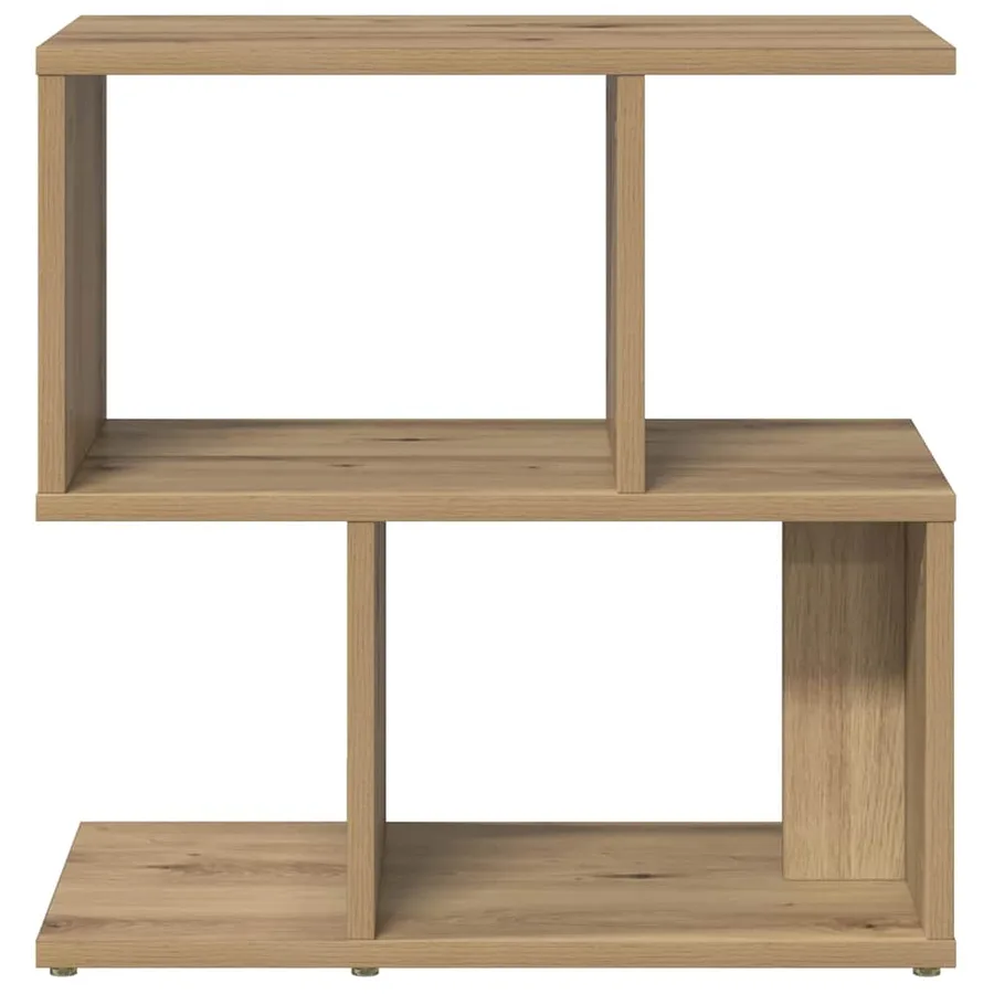 Tables de chevet 2 pcs chêne artisanal bois d'ingénierie - 4