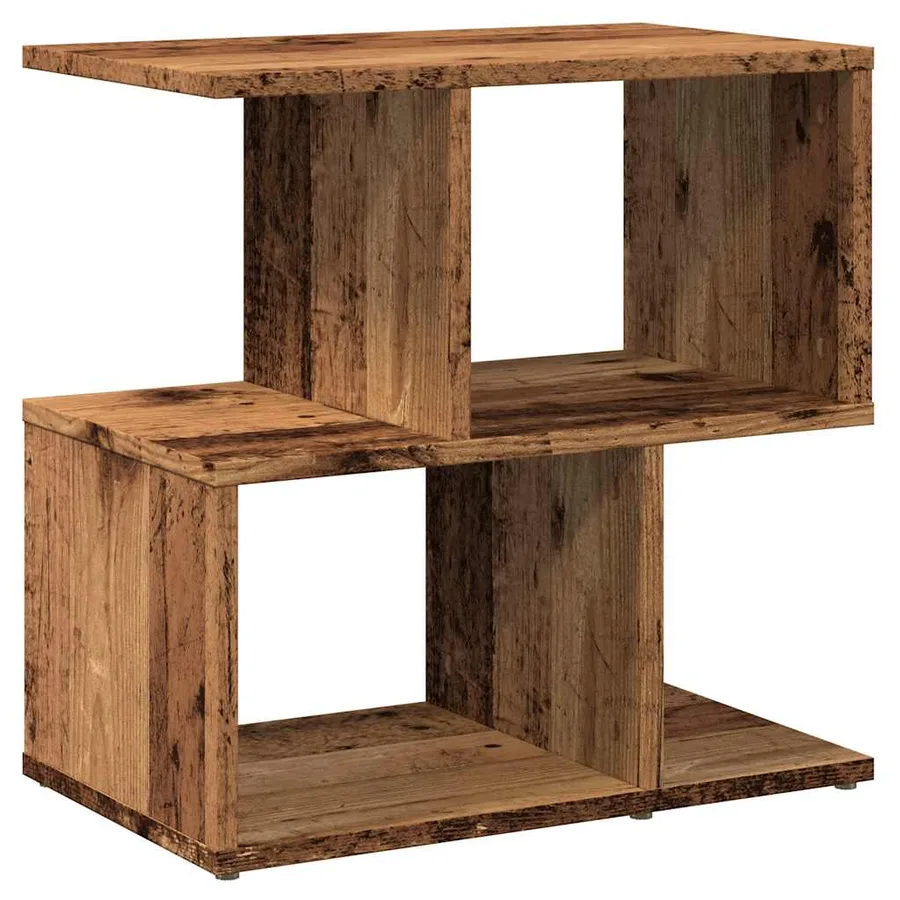 Tables de chevet 2pcs vieux bois 50x30x51,5cm bois d'ingénierie - 6