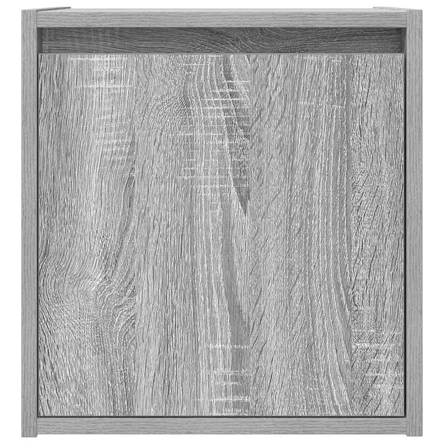Tables de chevet murales 2 pcs sonoma gris 38x34x40 cm - 7