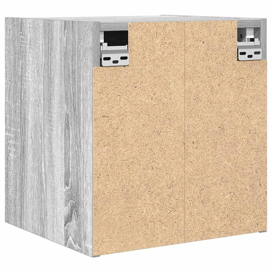 Tables de chevet murales 2 pcs sonoma gris 38x34x40 cm - 9