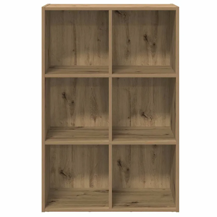 Bibliothèque/Buffet chêne artisanal 66x30x98 cm bois ingénierie - 5