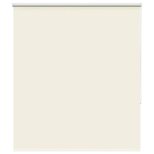 Store enrouleur occultant blanc cassé 120x150 cm largeur tissu