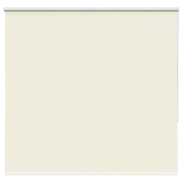 Store enrouleur occultant blanc cassé 155x150 cm largeur tissu