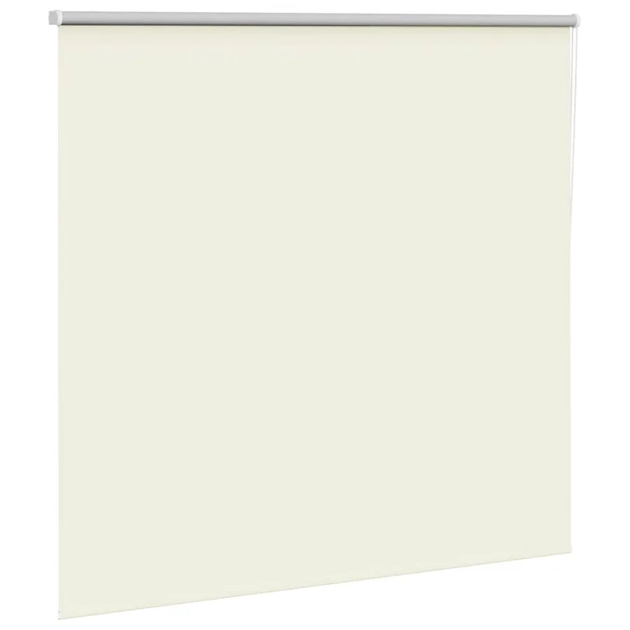 Store enrouleur occultant blanc cassé 155x150 cm largeur tissu - 3