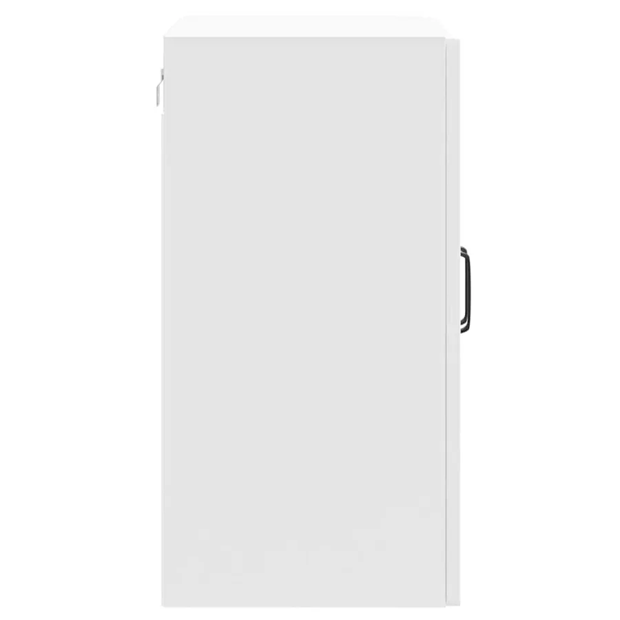 Armoire murale de cuisine Lucca blanc brillant bois ingénierie - 7