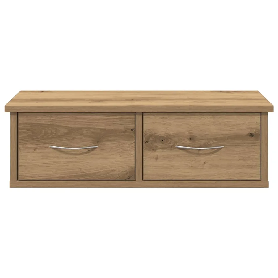 Armoire murale chêne artisanal 60x26x18,5 cm bois d'ingénierie - 4