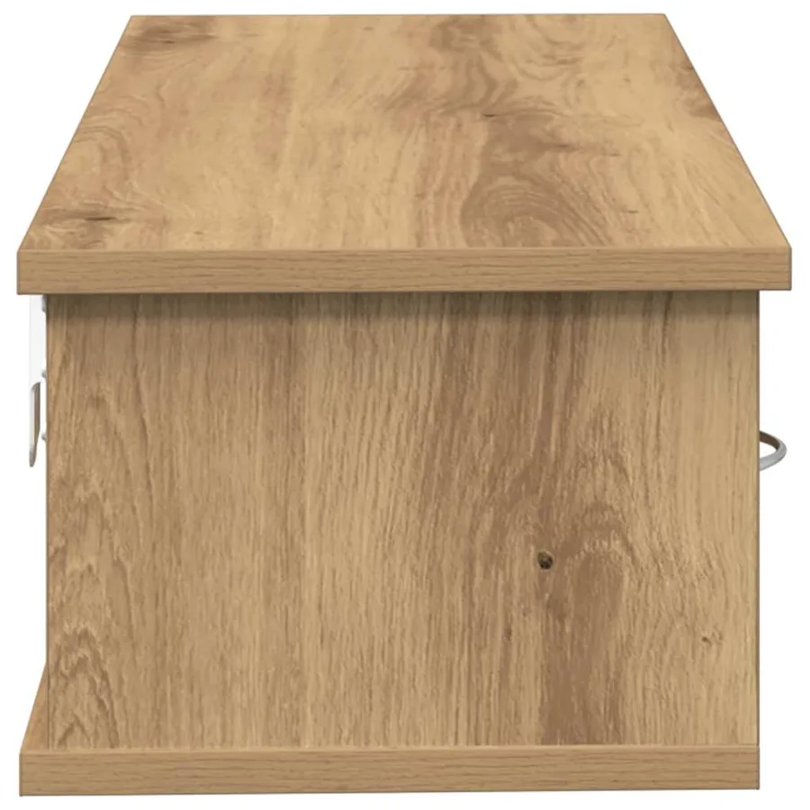 Armoire murale chêne artisanal 60x26x18,5 cm bois d'ingénierie - 5