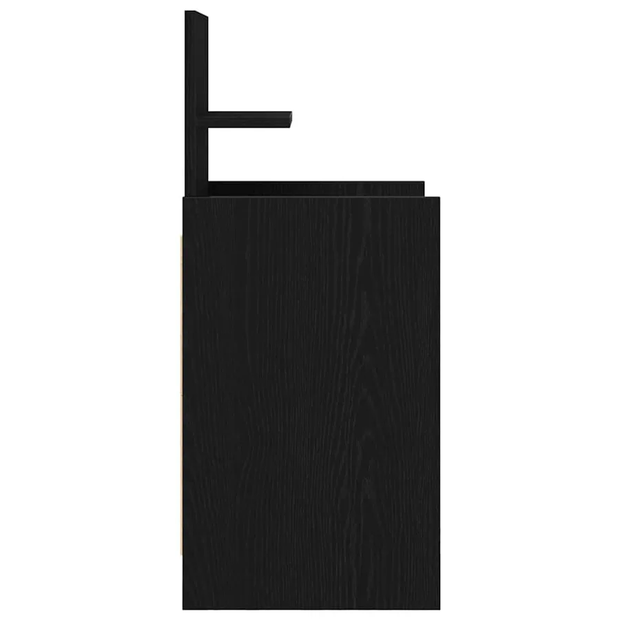 Tables de chevet avec 2 tiroirs 2 pcs chêne noir 38x34x80 cm - 8