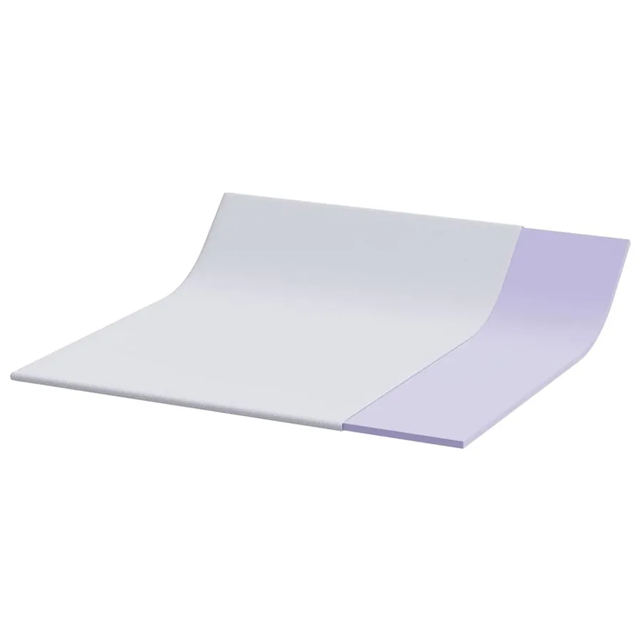 Surmatelas en mousse à mémoire 200 x 200 cm Thick Doux Blanc - 4