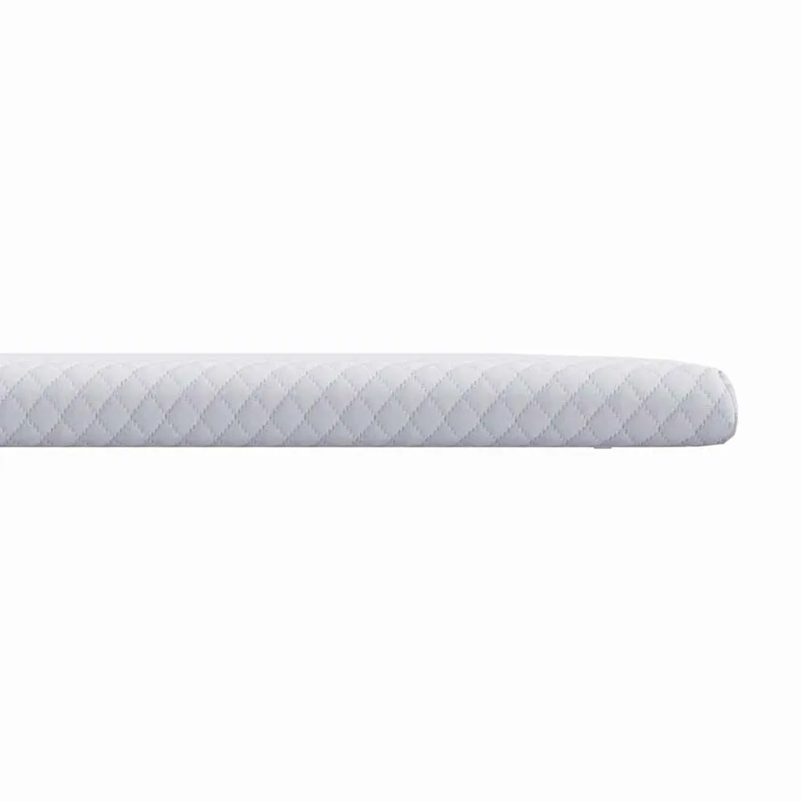 Surmatelas en mousse à mémoire 200 x 200 cm Thick Doux Blanc - 7