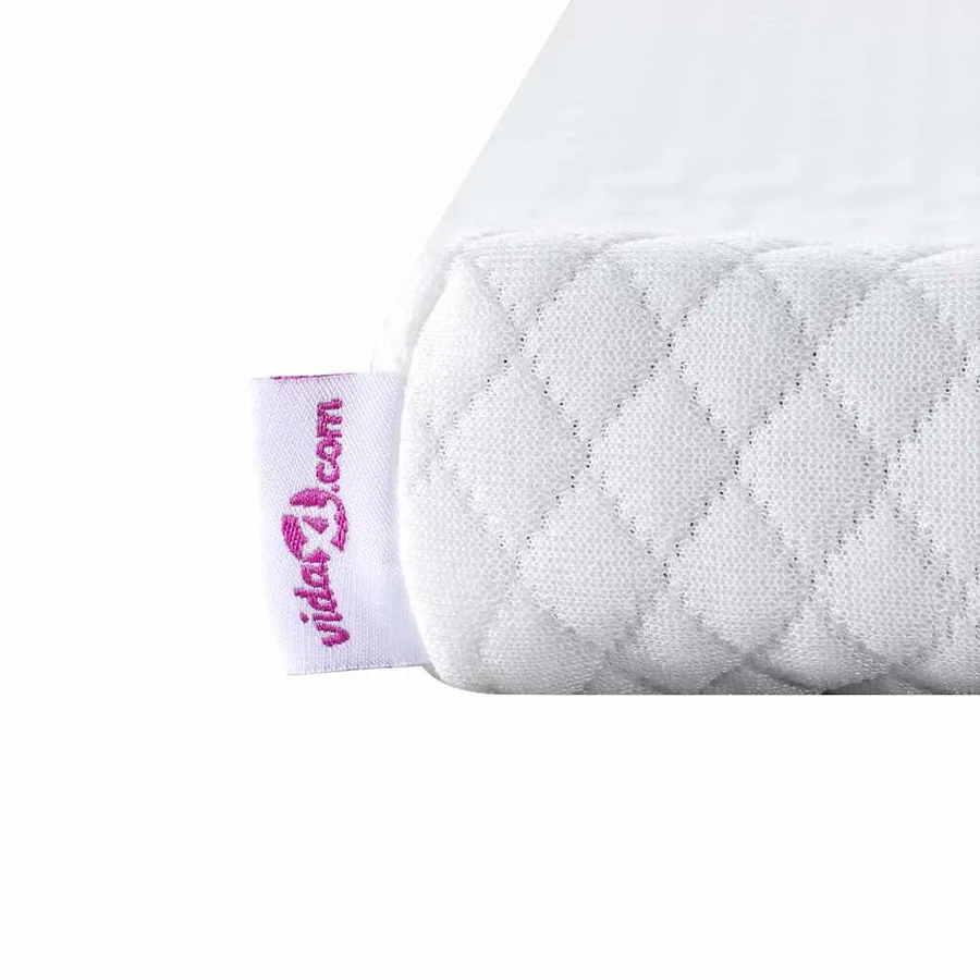 Surmatelas en mousse à mémoire 200 x 200 cm Thick Doux Blanc - 9