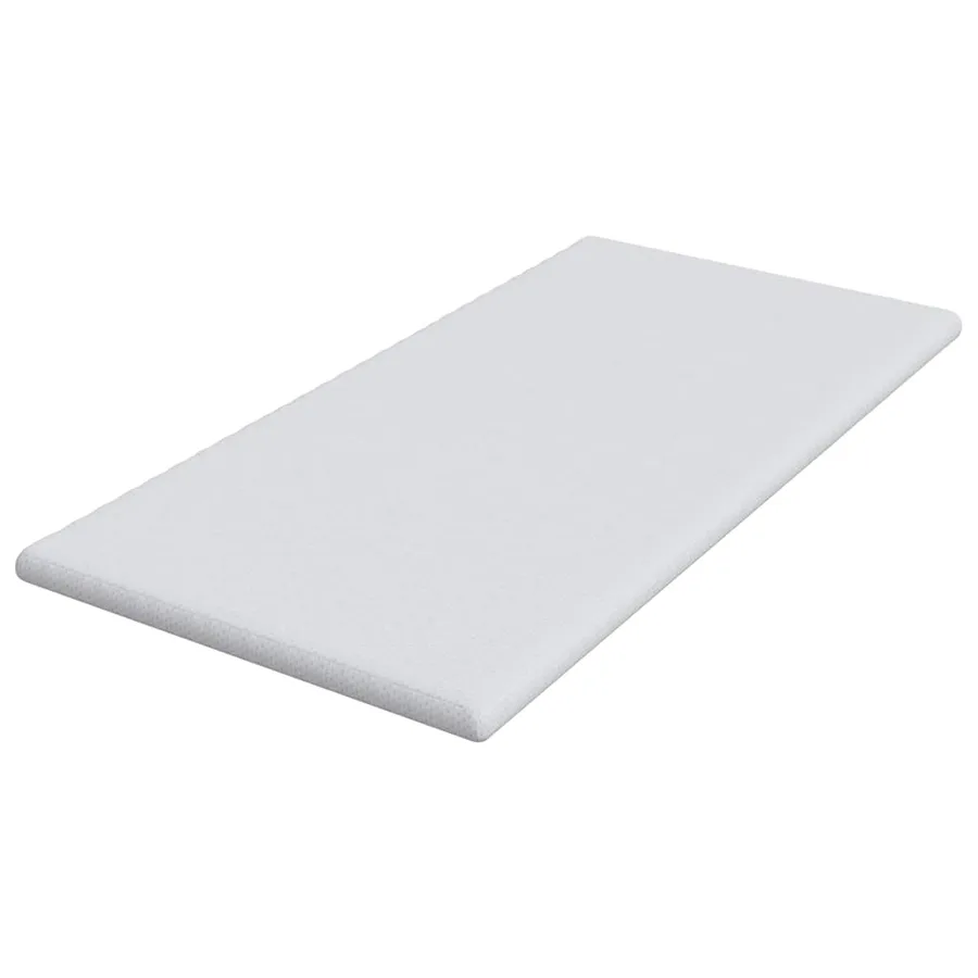 Surmatelas Blanc 100 x 200 cm Tissu Jacquard - 4