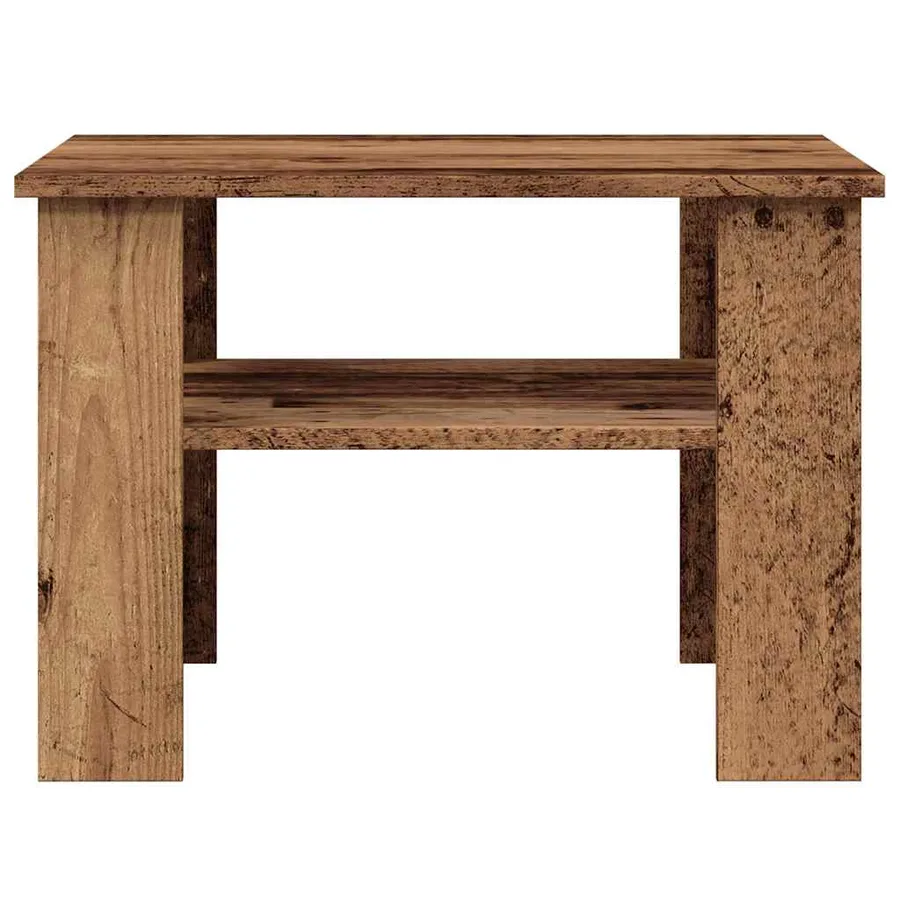 Table basse vieux bois 60x60x42 cm bois d'ingénierie - 4