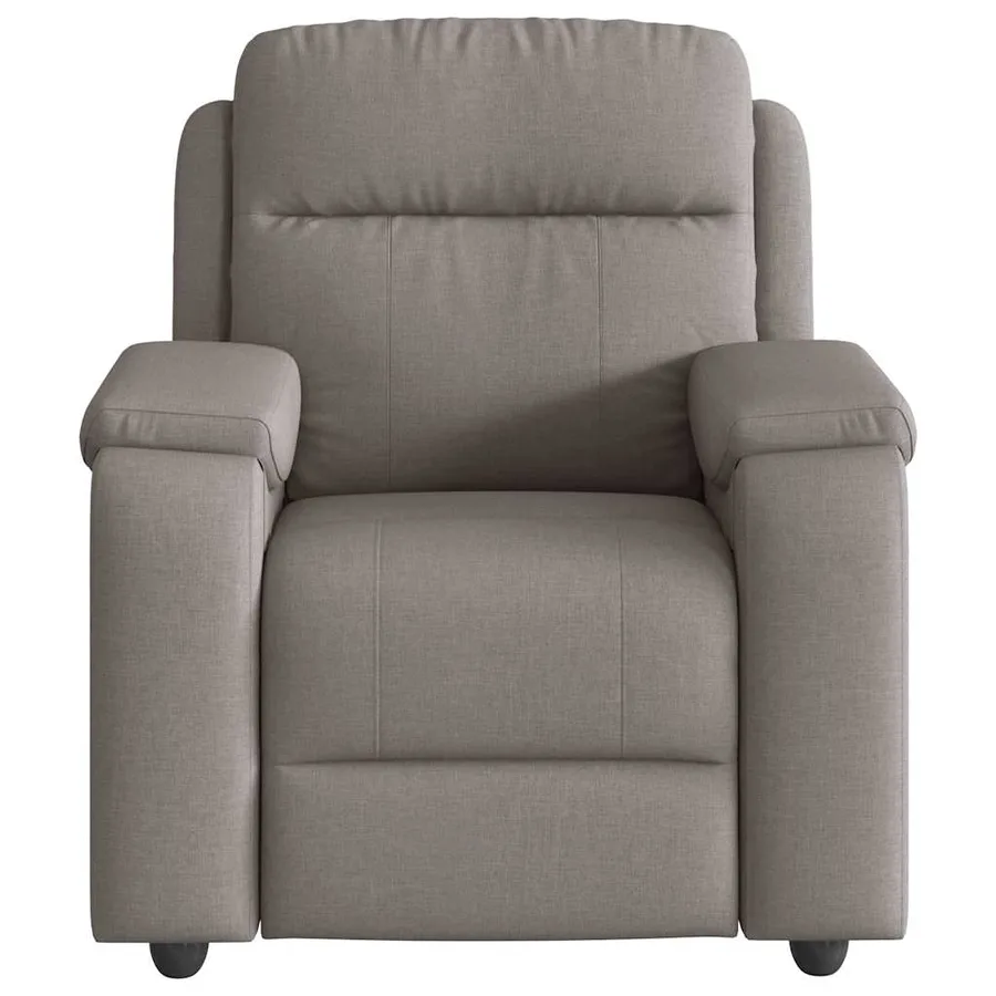 Fauteuil de massage inclinable Taupe Tissu - 3