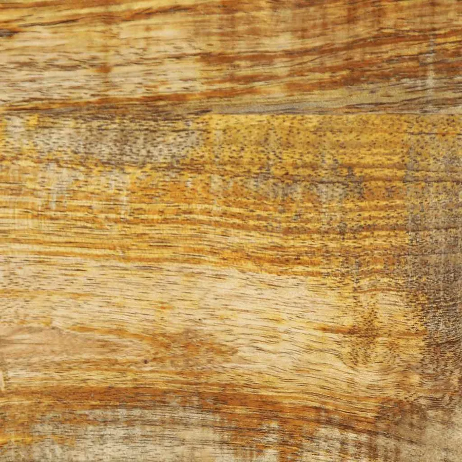 Table de chevet 50x27x50 cm bois massif de manguier brut - 9